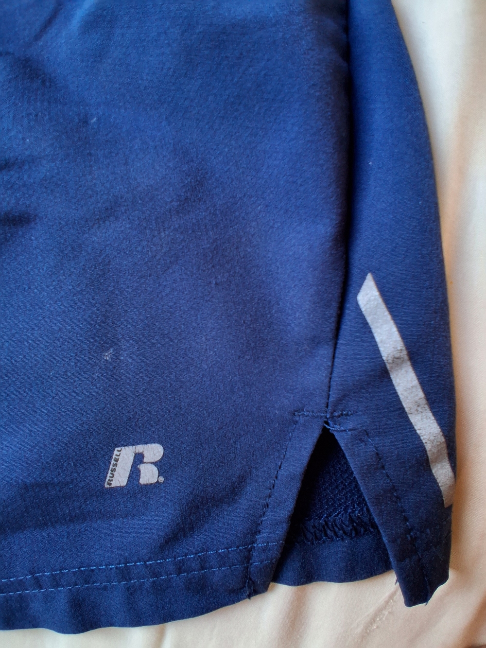 Russell Athletic Navy Performance Drawstring Shorts Men's Size S-CH (28-30) - Picture 6 of 9